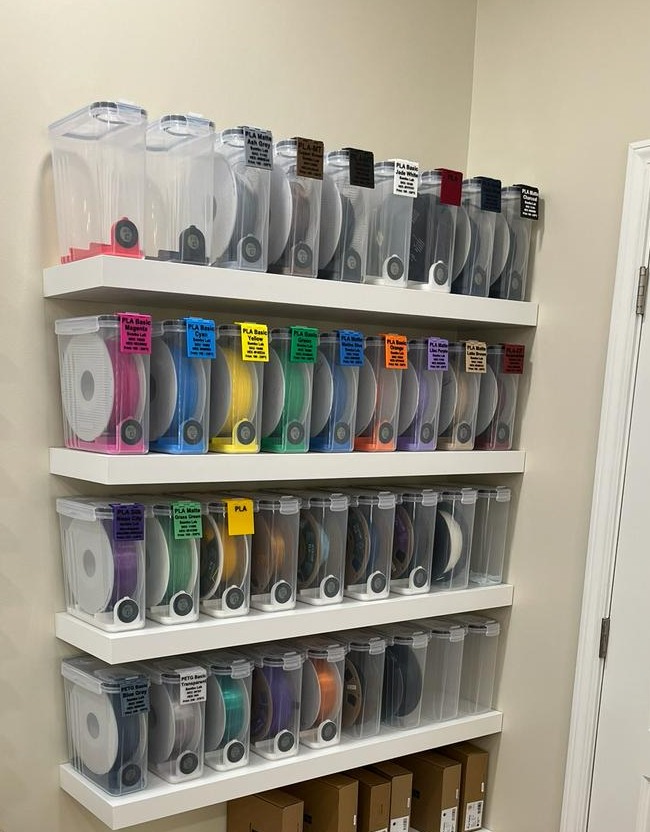 Filament collection for 3D printing beginners