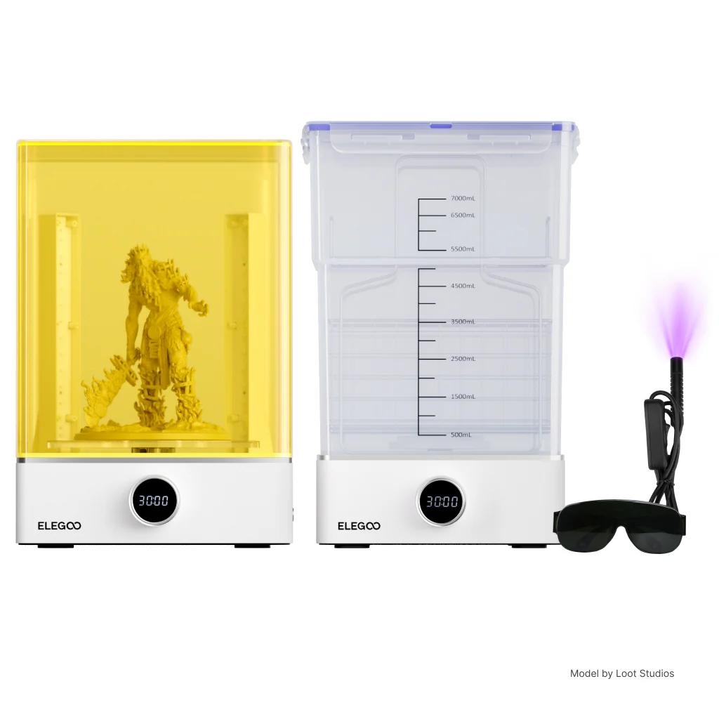 Elegoo Mercury wash and cure stations for resin printing