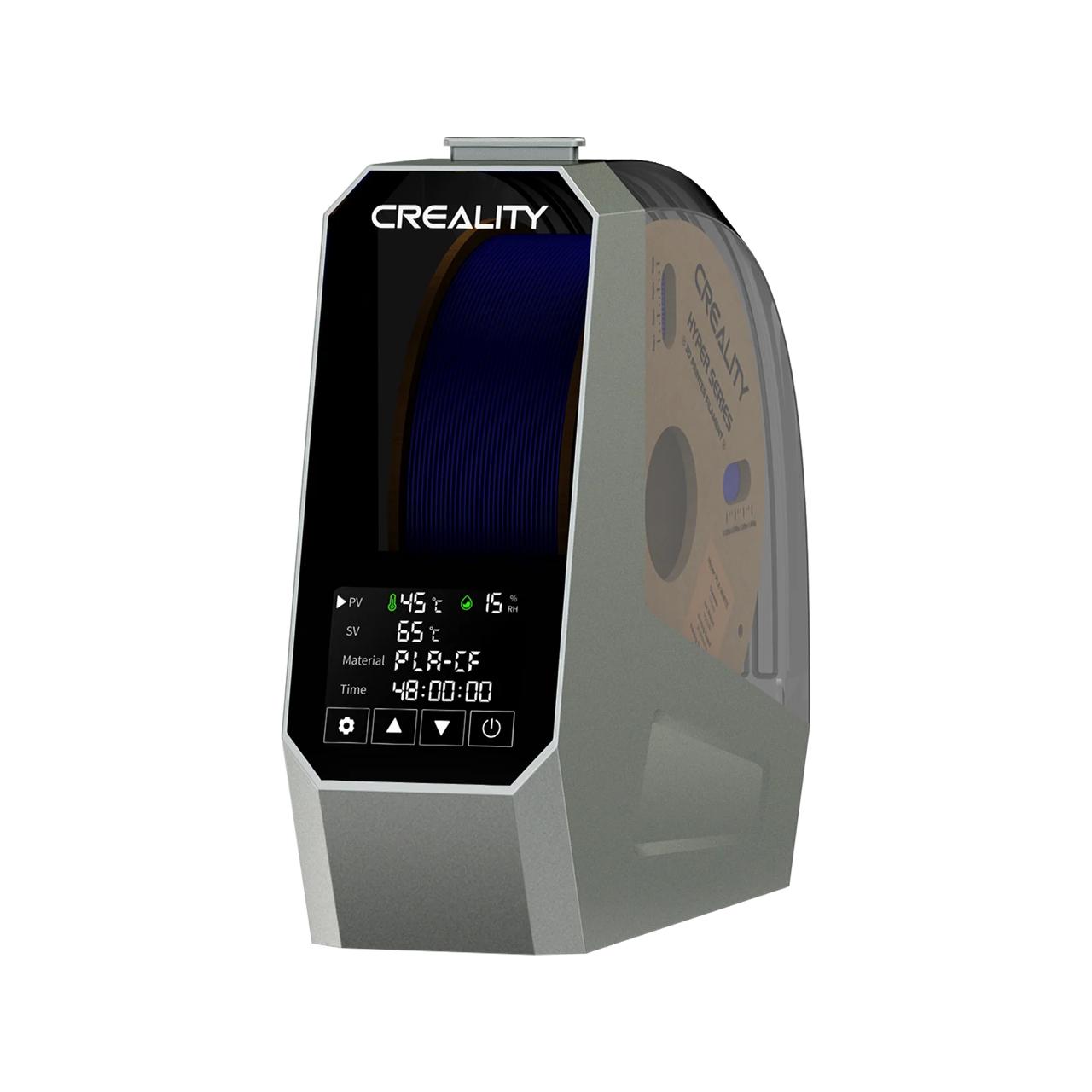 Creality filament dryer with temperature and humidity display